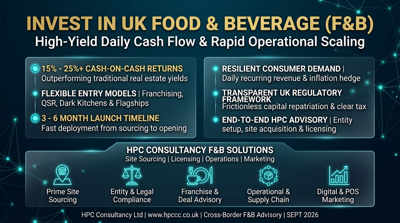 Why Mexico Investors Must Consider the UK Food and Beverage Sector as Their Primary Entry Point