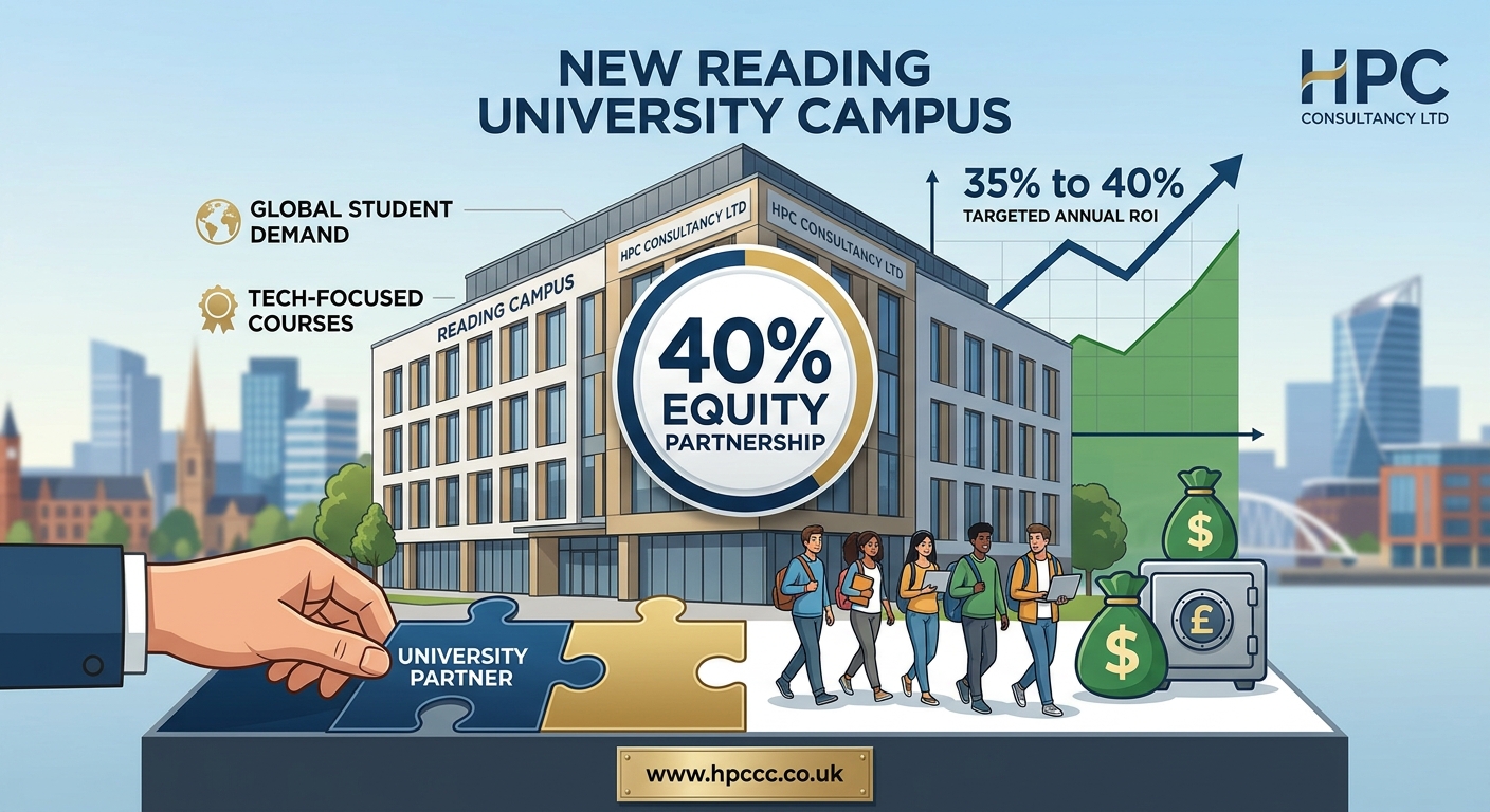 40% Equity Partnership in New Reading University Campus, seeking Mexico Investor